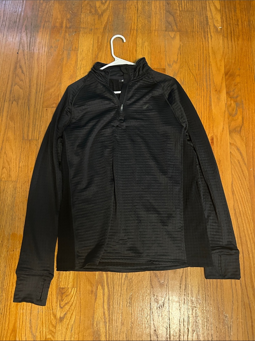 Men's Black Half-Zip Performance Sweater